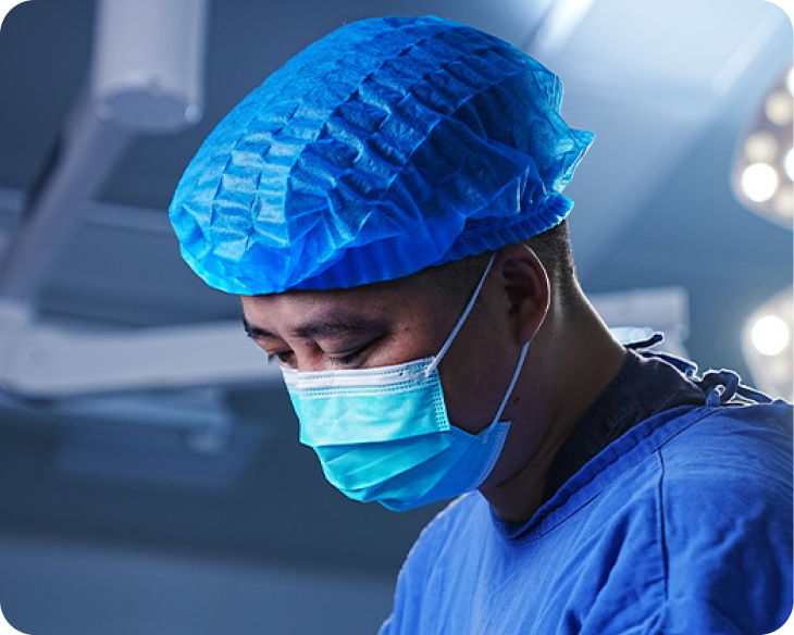 Doctor Ma Jian performing a procedure