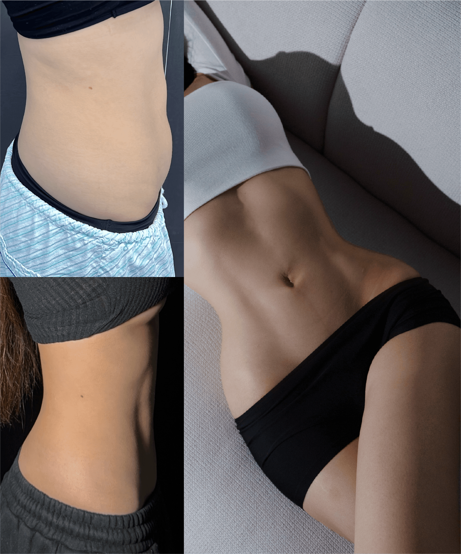 Rib contouring result collage